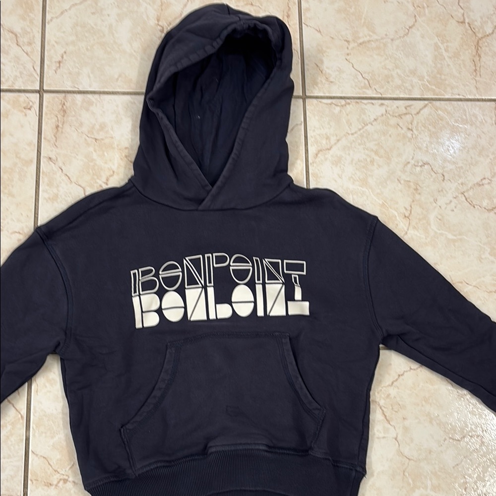 Bonpoint Dark Blue Kids Hoodie size 6